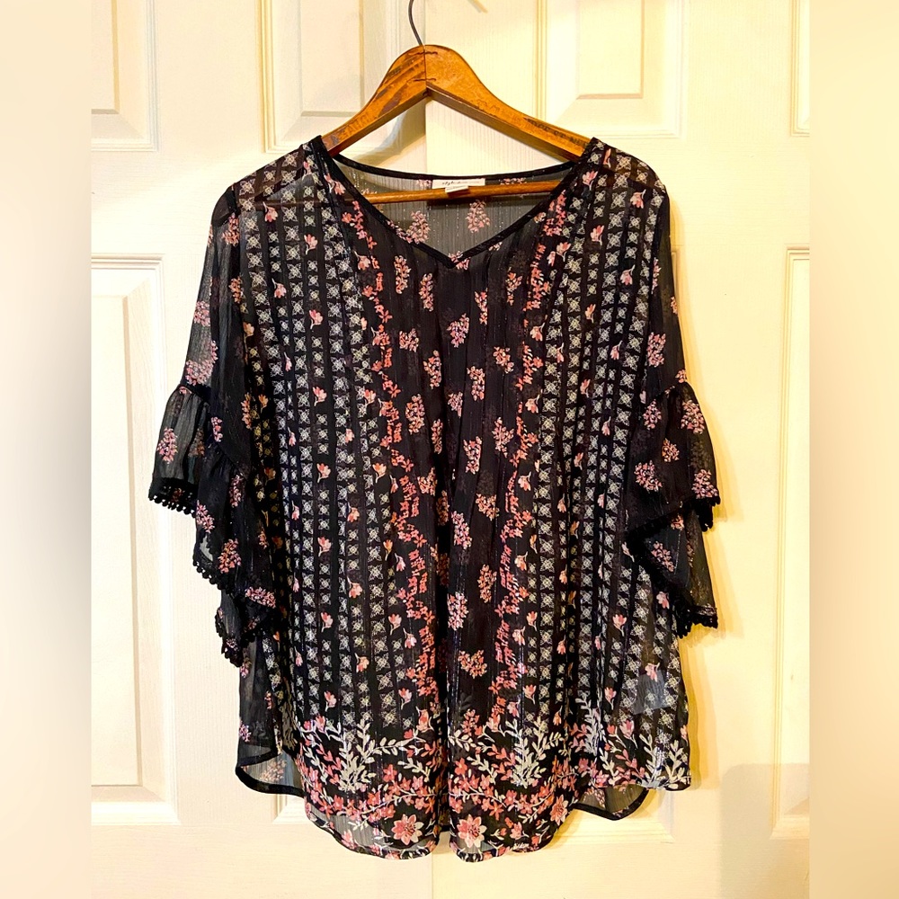 Shear blouse